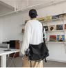 Messenger Bag aus Canvas für Herren mit großem Fassungsvermögen – lässiges, schlichtes Design für Studenten und Jungen