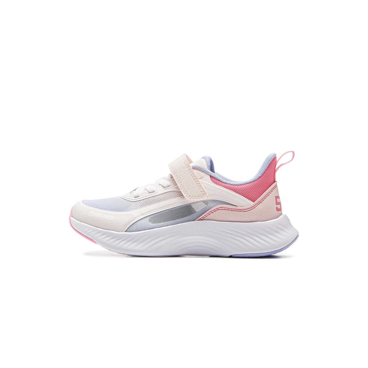 Li Ning YOUNG Sports Life Collection Synthetic Leather Cushioning Rebound Breathable Low top Kids Lifestyle Shoes YKNV022-4 28