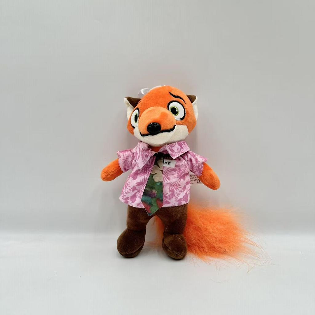 Zootopia Character Nick Wilde Judy Hopps Cartoon Cute Plush Animal Toy Doll Model Birthday Christmas Gift For Children Friends