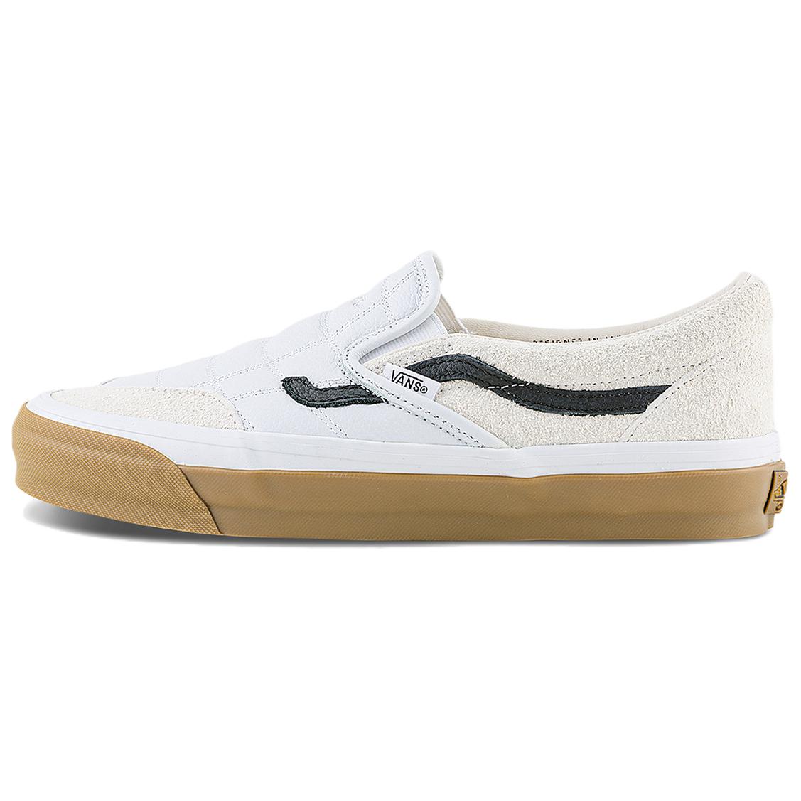 

Vans Slip on 98 Canvas Comfortable Low top Skateboard Shoes Unisex White VN000Z62YB2 38.5