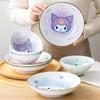 Sanrio Kuromi Pochacco 5inch Rice Bowl Heathy Ceramic Kawaii Conical Bowl Home Children's Eating Bowl Heat-resistant Tableware