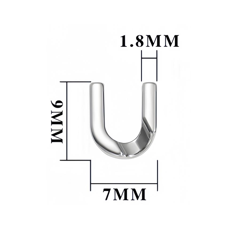 5-10Pcs Stainless Steel Cuban Bracelet Clasp Chain Buckle Clasp Closure for Bracelet Necklace Jewelry Making Accessories Connect 5 pcs
