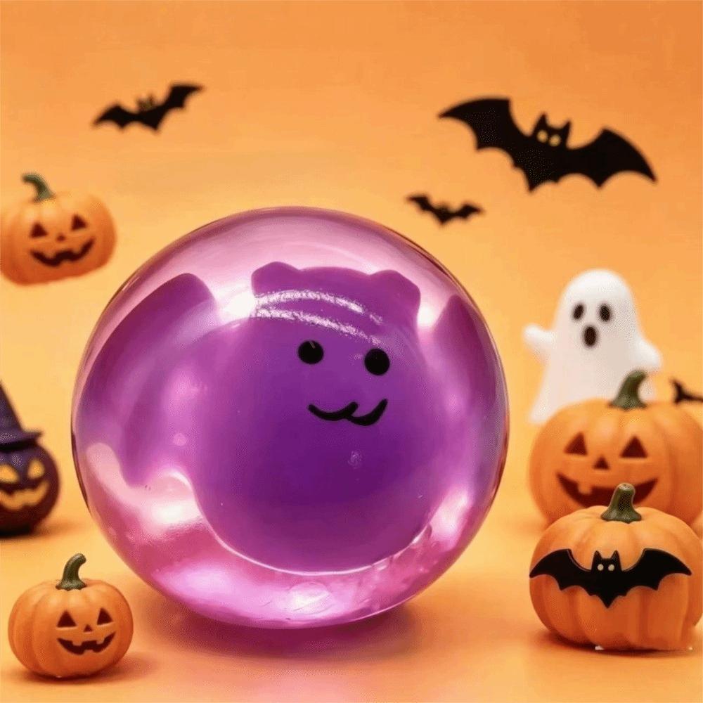 Soft Sensory Fidget Toy Pumpkin Decompression Toy Cute Halloween Squeeze Squishy Toys  For Kids