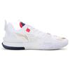 Li Ning All City 10 Basketball Shoes Men's Low Top White/Red/Blue ABAS009-24