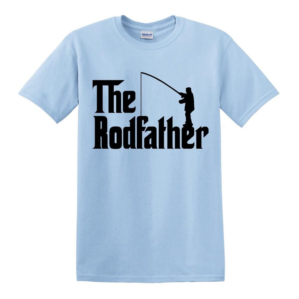 The Rodfather TShirtFunny Fishing FisherUnisex Fish Fun Party Joke crap Top Tee