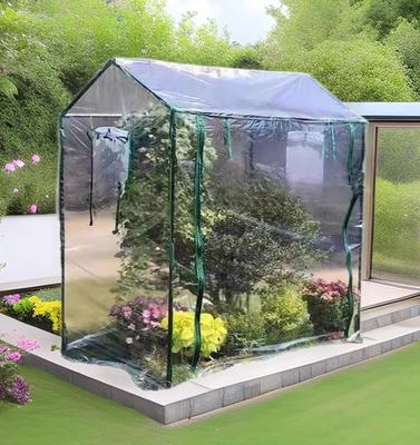 For Home Gardening Greenhouse Cover PVC Greenhouse 100x50x150 Cm Aluminum Foil Greenhouse Ample Growing Space Convenient Access