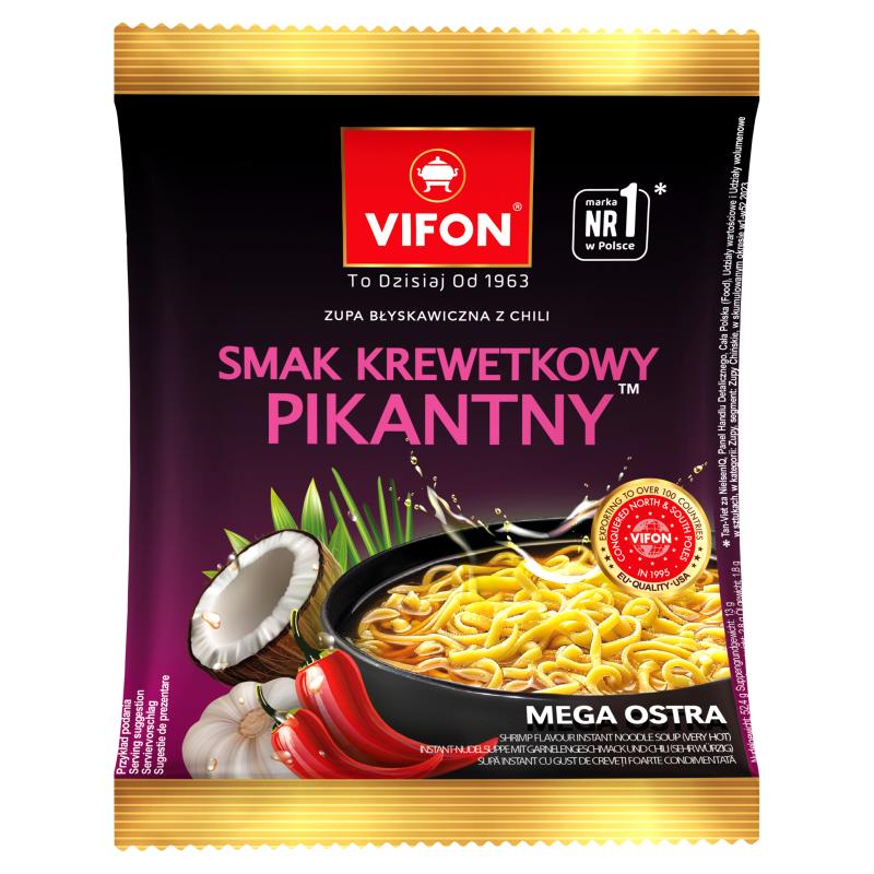 Vifon Zupa błyskawiczna smak krewetkowy pikantny 70 g x 22 sztuk