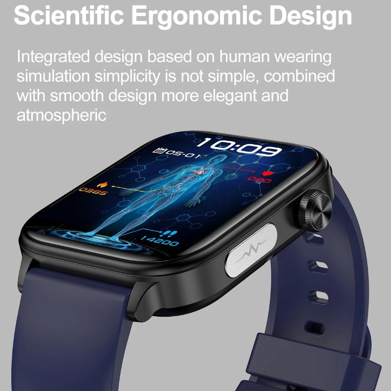 2025 Nou ECG+PPG Grăsime în Sânge Acid Uric Sănătate Ceas Inteligent Bărbați Ritm Cardiac Tensiune Arterială Apel Bluetooth Ceas Inteligent Femei