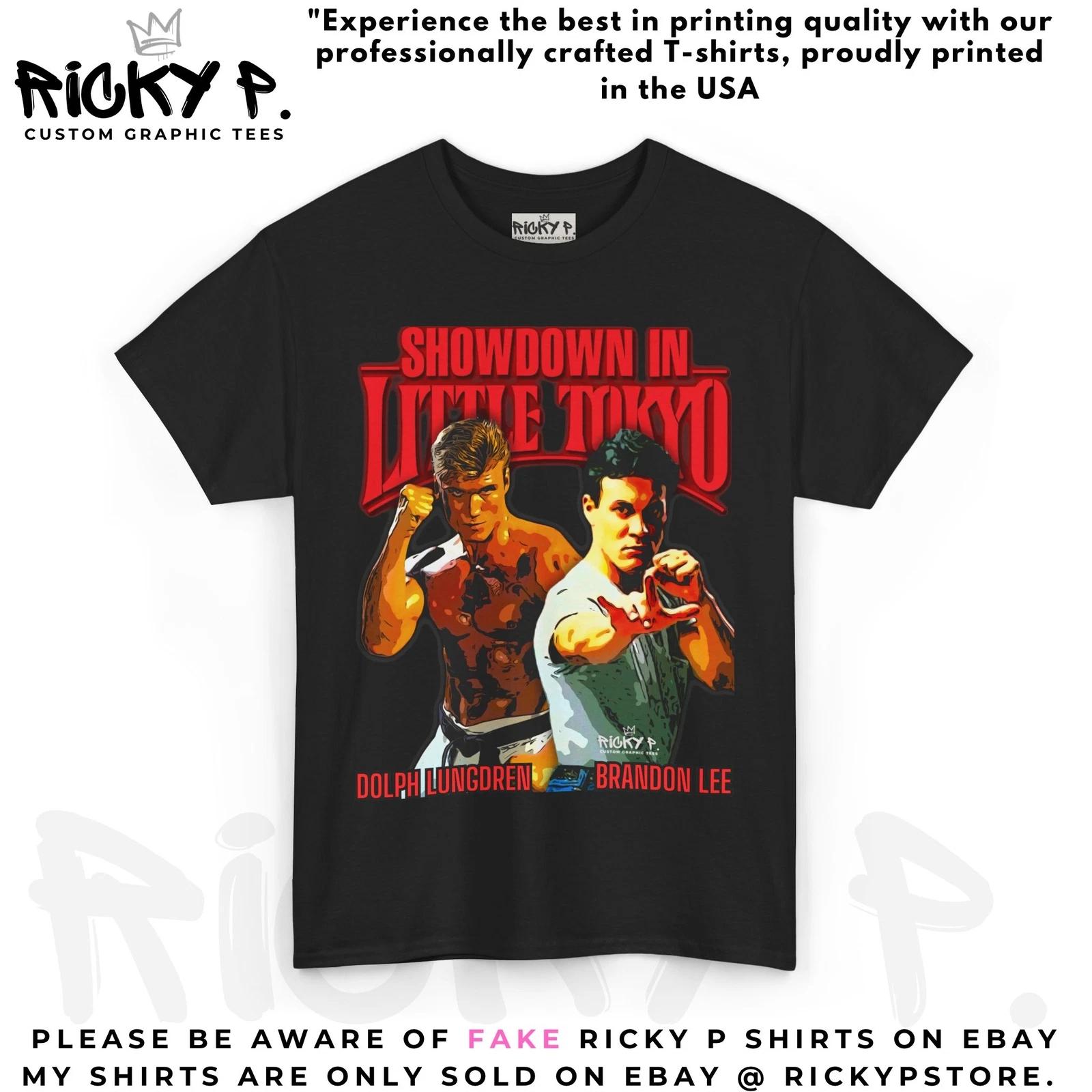 Showdown In Little Tokyo Ricky P Unisex Heavy Cotton Tee S
