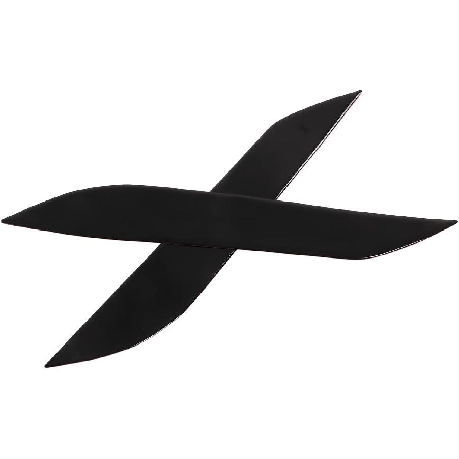 Aramox Car Headlight Eyebrows, 2Pcs Car Headlight Eyelids Cover Trim, Fit for 350Z Z33 2003‑2009, Car Headlamp Eyebrow Decal Trim Decoration