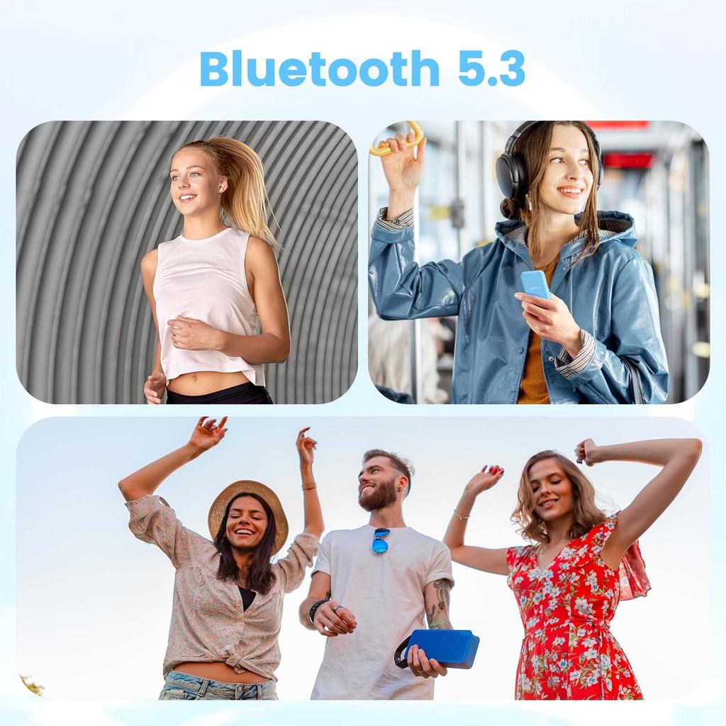 AGPTEK 32GB MP3 přehrávač s Bluetooth Velký kovový Stylový Bezztrátový zvuk 48 hodin přehrávání Přímé FM FM Snadný japonský návod k použití Dokonalý