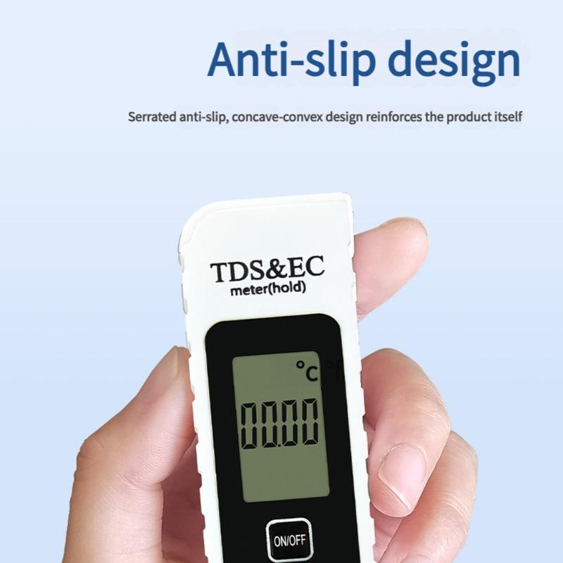 Digital Water Tester For And Temperature Measurement With High Accuracy And Anti Slip Grip Design
