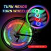 Colorful Bicycle Wheel Spoke Lights, Waterproof LED Tire Flash Lights, Safety Warning Lamp for MTB & Balance Bike Cycling