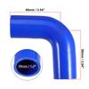 X AUTOHAUX Silicone Hose, Inner Diameter 1.5 inches (38 mm), 90 Degree Elbow, Cold