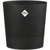 Round Flower Pot - ELHO - Foss Rond 35 - 21 L - W 35 X D 34.5 X H 34 Cm - Black - Outdoor
