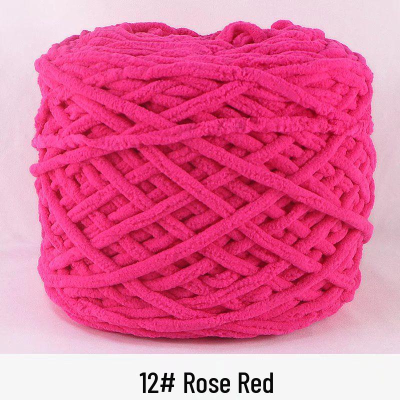 Handgjord Tjock Halsduksgarnboll - Mjuk DIY Stickning & Virkning