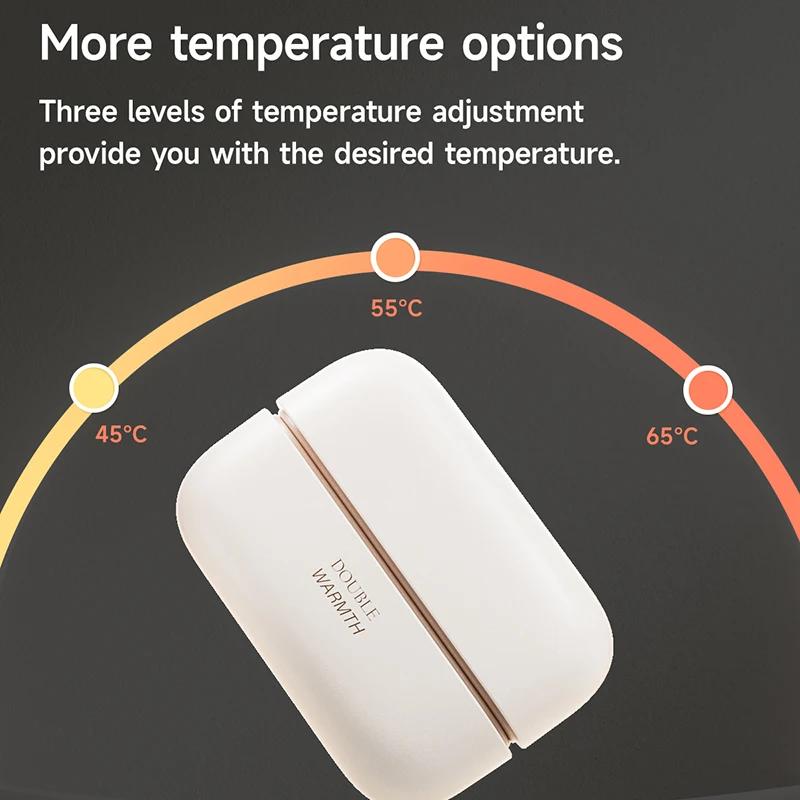 Youpin Hand Warmers Magnetyczne Akumulatorowe Elektryczne Przenośne Ogrzewacze Do Rąk Szybkie Nagrzewanie Kompaktowy Kieszonkowy Ogrzewacz Prezenty Technologiczne