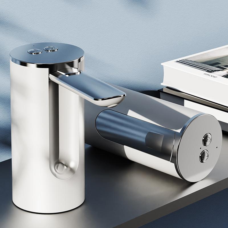 Automatické vodní čerpadlo dobíjecí přes USB, skládací inteligentní kvantitativní dávkovač vody, čerpadlo na balenou vodu pro domácnost