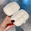 Portable Vitamin Pill Box Cases Organizer Tablet for 7 Days 8 Grids Travel with Large Compartments for Medicine Fish Oils