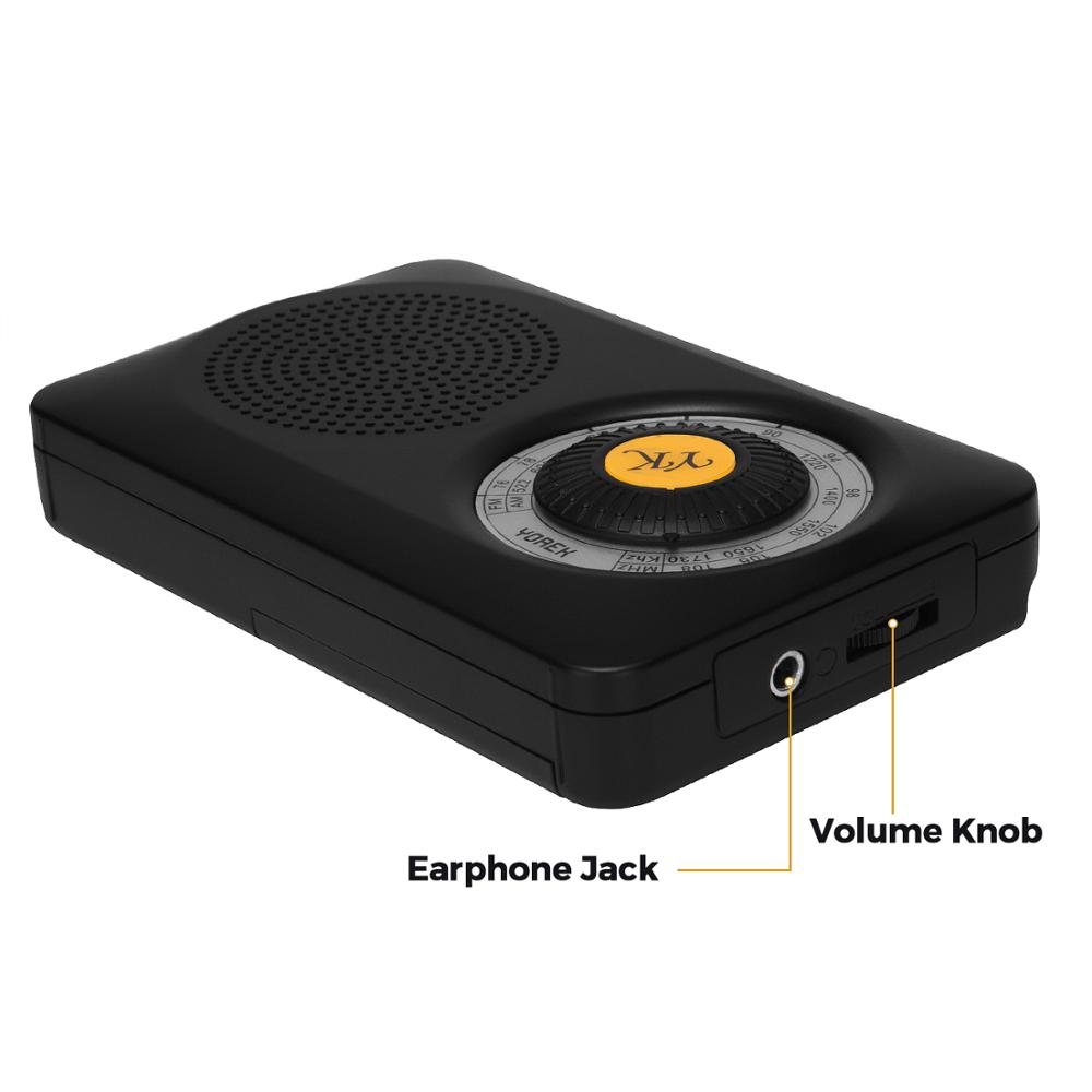 Taschenradios, batteriebetriebenes AM-FM-Radio mit Lautsprecher, tragbares Transistorradio zum Wandern, Camping