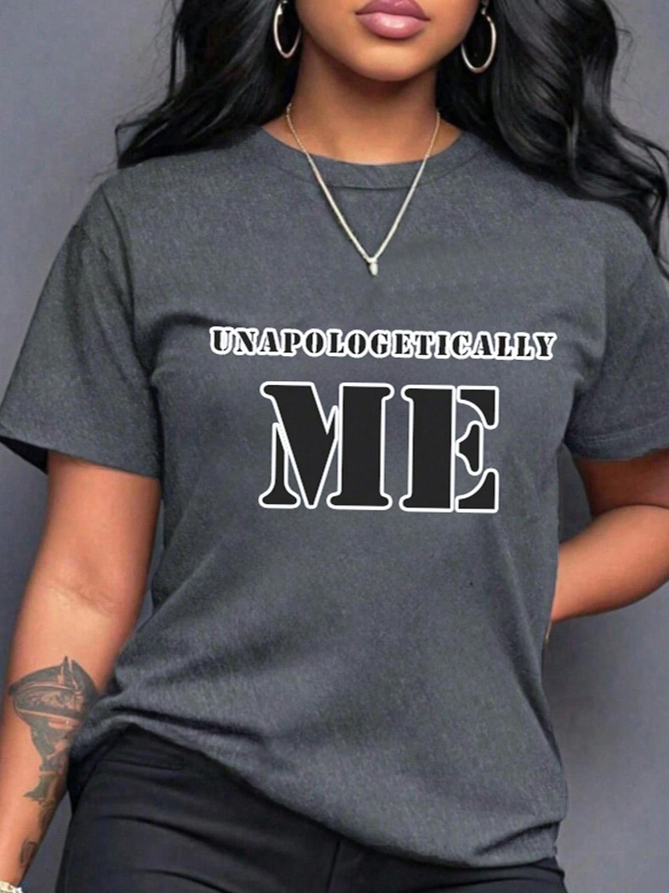 

Plus size women s trendy letter printed round neck short-sleeved casual top suitable for spring summer and autumn 5XL