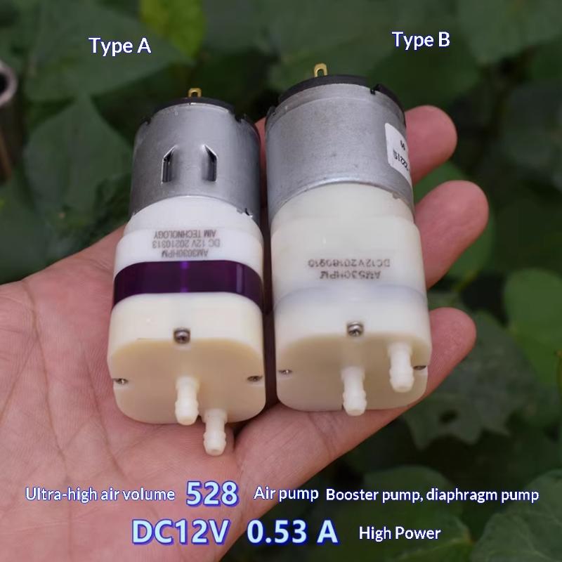 Dc12V 0.53A Membran-Vakuum-Luft-Sauerstoffpumpe Unterdruck-Saugpumpe Hochleistungs-Luftpumpe für Aquarium