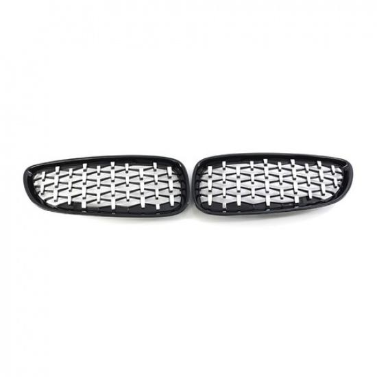Diamond Style Front Bumper Kidney Grilles For BMW E89 Z4 2009-2016