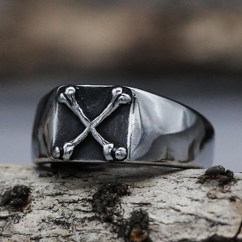 

Cool Punk Stainless Steel Fishbone Ring for Man Vintage Style Classic Rvs Wedding Band Casual Sport Sieraden Boyfriend Gift 13