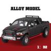 1:32 RAM Pickup Truck Alloy Model with Sound Light & Spring Back Action Kids' Toy for Adventurous Play