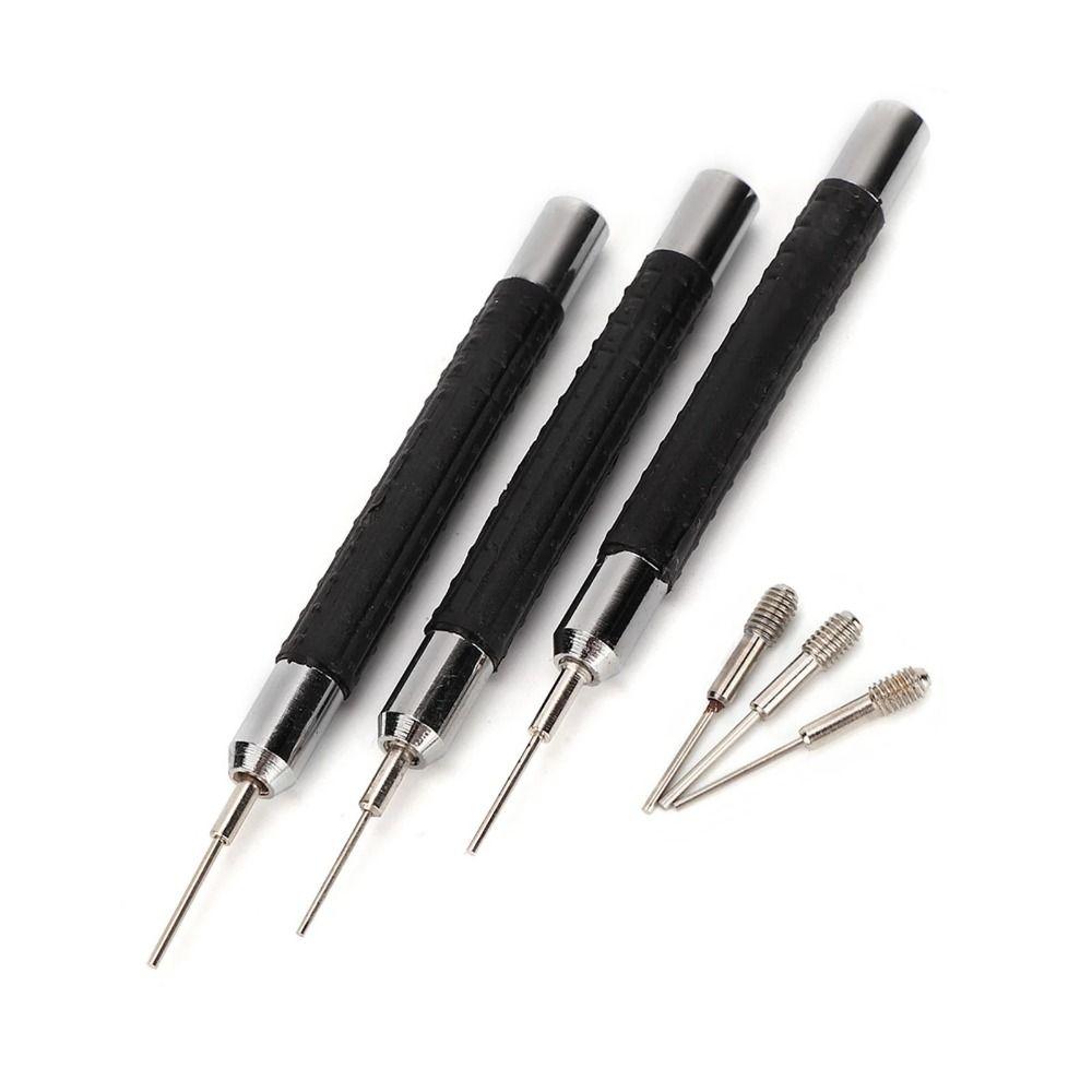 3Pcs Strap Link Design Watch Band Link Remover Alloy Pin Remover Tool Watchmaker