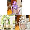 Sanrio Kuromi Kids Water Bottle With Straw For School And Summer Use