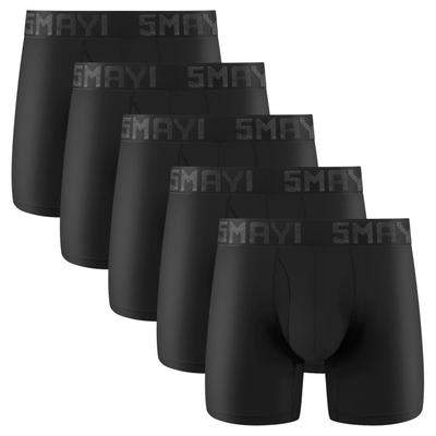 Conjunto de Cuecas Boxer Masculinas 5Mayi, Roupa Íntima, Boxer Esportivo, Absorvente de Umidade, Secagem Rápida, Stretch, Tamanho M