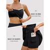 CHARMLEAKS Women Tennis Dress with Built-in Bra and Shorts Spaghetti Strap Sleeveless Golf Skirt Set