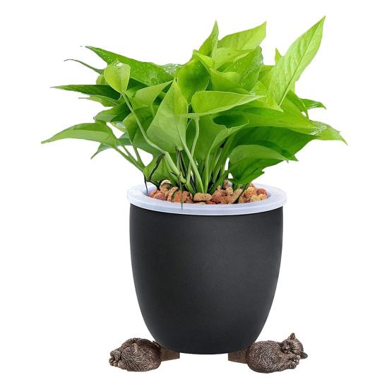 3Pcs/Set Stone-like Resin Modern Unique Weather Resistant Plant Pot Feet Plant Pot Stands