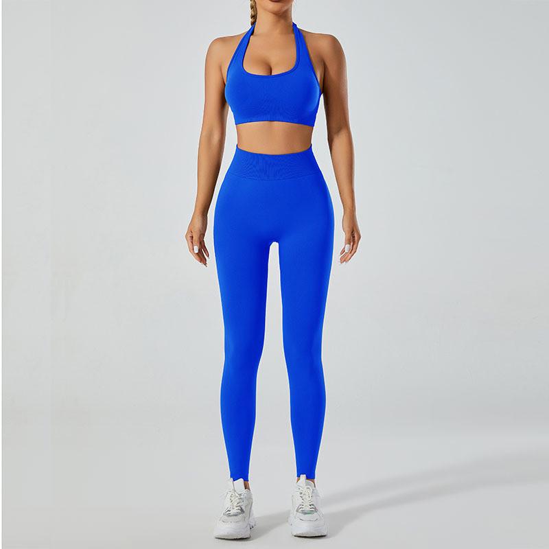 Yoga-Outfit für Damen High-Impact Sportbekleidung mit feuchtigkeitsableitendem und atmungsaktivem Stoff für Fitness und Laufen