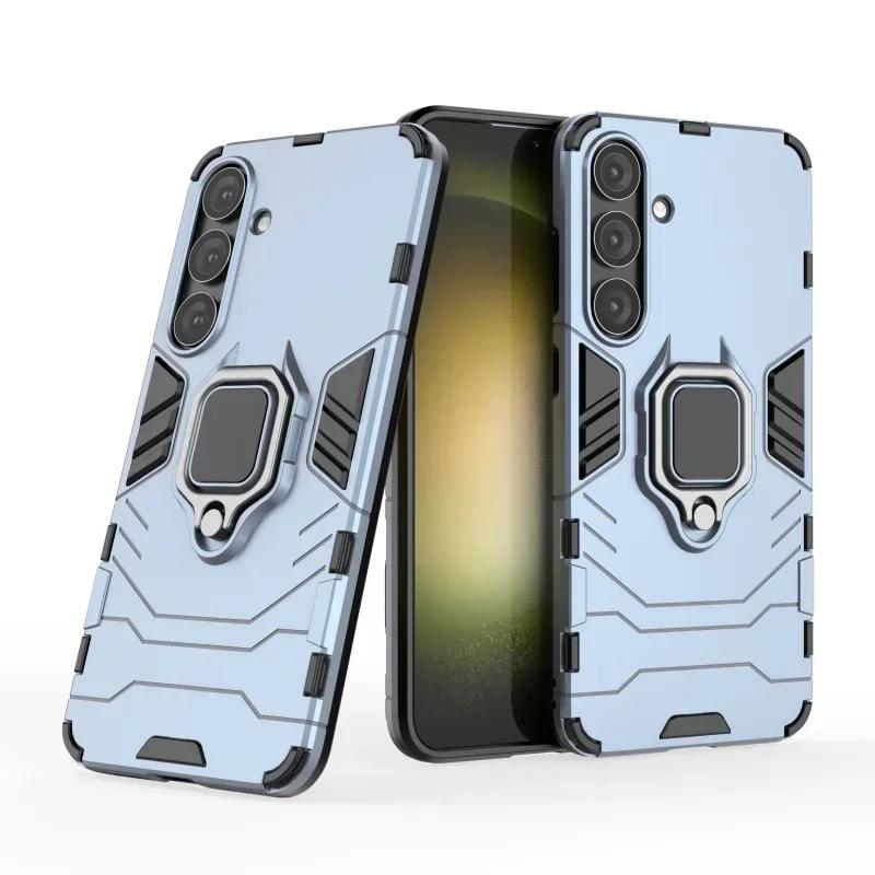 For  Samsung Galaxy A90 A82 A73 A72 A71 A56 A55 A55 A53 A52 A51 A36 A35 A34 Magnetic Finger Ring Holder Military Protective Case