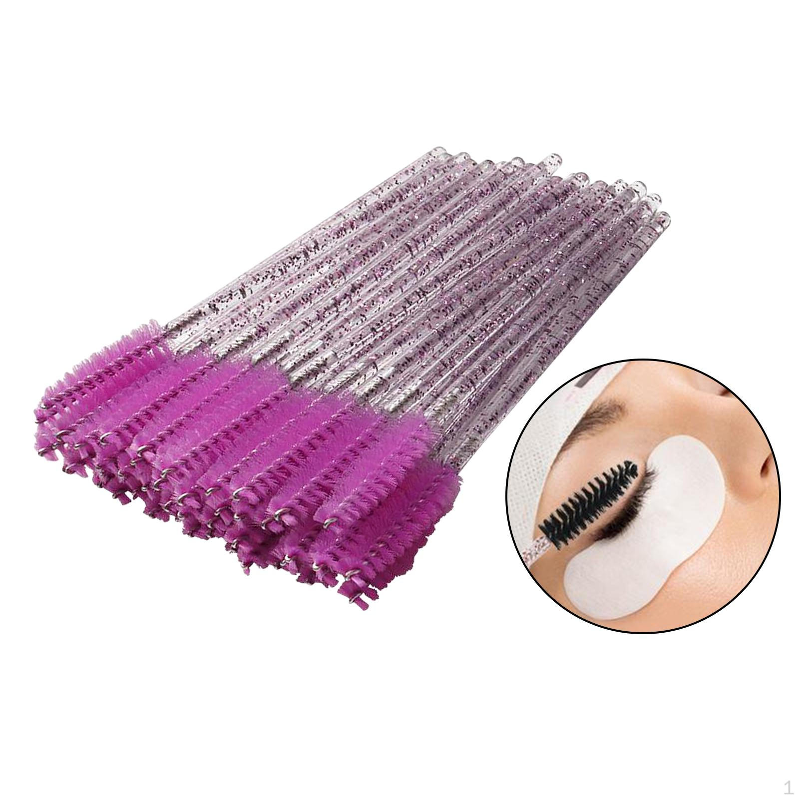 

50 упаковок одноразовых кистей для наращивания наборов инструментов для макияжа, просты в использовании и удобны в переноске Green