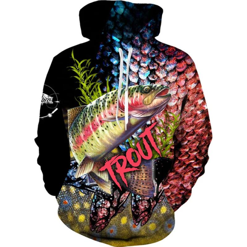 

Крутая толстовка унисекс с 3D принтом для рыбалки на карпа, уличная одежда в стиле Харадзюку, мужская повседневная модная одежда для рыбалки на открытом воздухе, охоты, кемпинга 4XL
