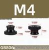 In Stock: GB806 High Head Knurled Thumb Nut, Nickel & Zinc Plated