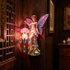 Comfortable Atmosphere Lighting Fairy Wall Lamp Warm LED with Resin Sconce Glow for Bedroom Unique Crafts Living Room Room Vintage Rustic