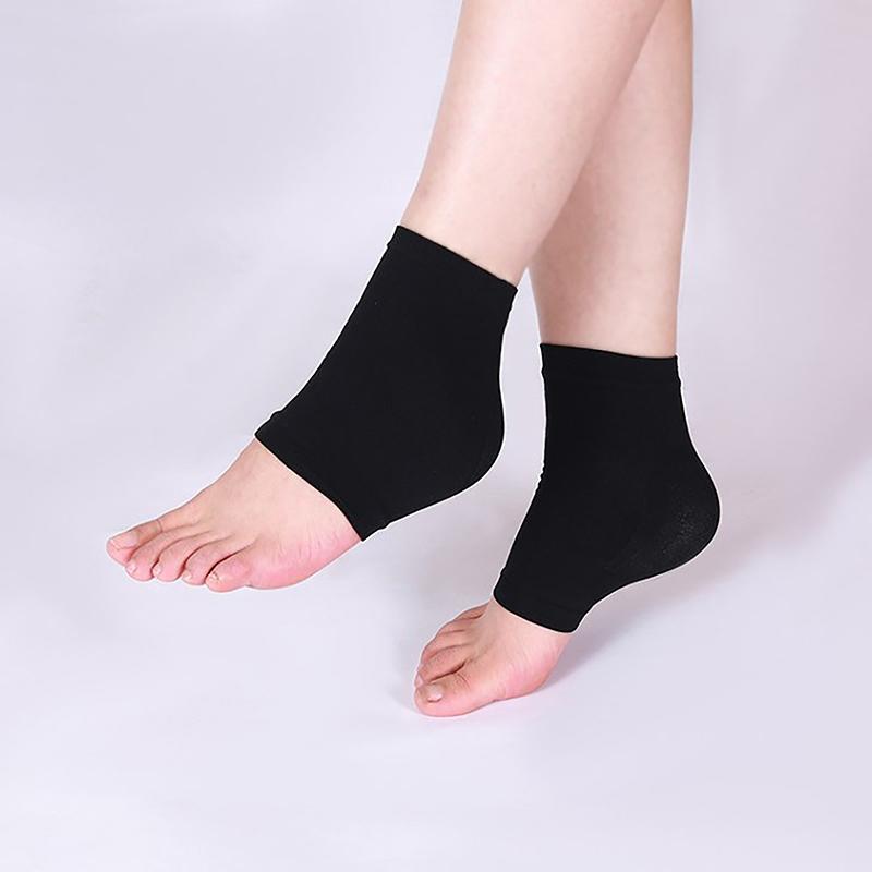 2Pcs Gel Moisturizing Heel Socks Spa Sock For Foot Care Gel Heel Socks