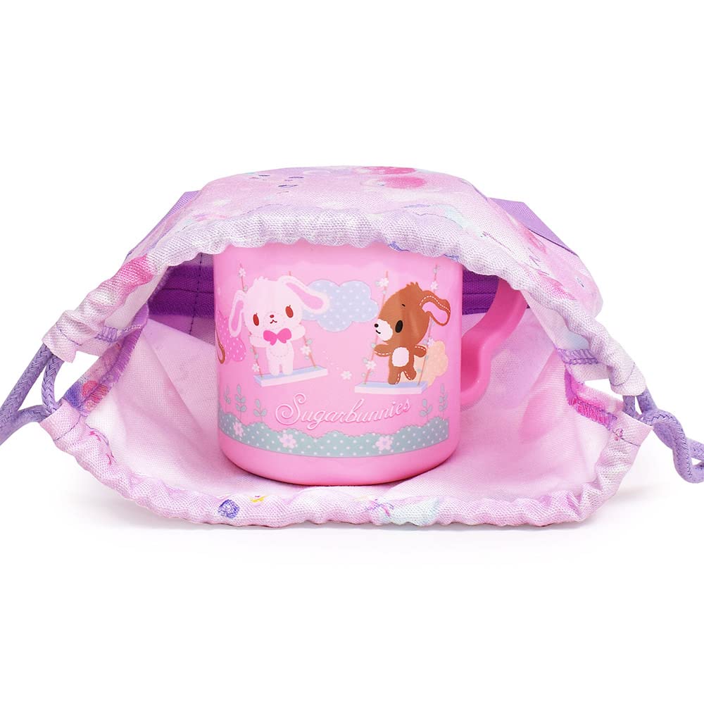 COLORFUL CANDY STYLE Small Drawstring Bag for Perfect for Elementary School Entrance and with Pastel Balloons Girls, Kindergarten, (N3585400)