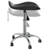 Office Chair Black Faux Leather