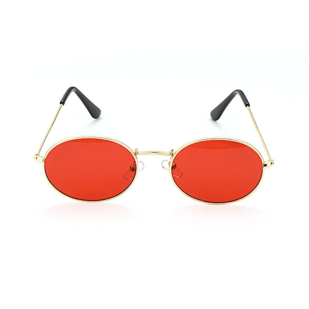 Vintage Fashion UV400 Small Frame Steampunk Gradient Mirror Glasses Men's Shades Sun Glasses Oval Sunglasses