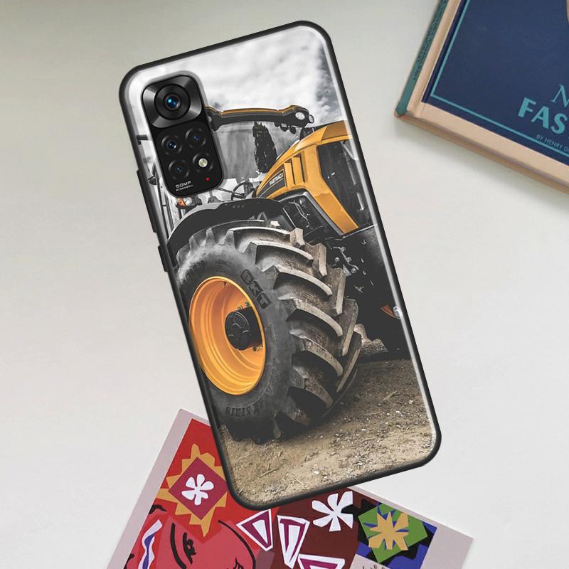 

Farm Vehicle Tractor Case For Xiaomi Redmi Note 14 Pro 13 12 11 9 10 15 Pro Plus Redmi 15 C 14C 13C 10C 12C Cover Redmi 13C