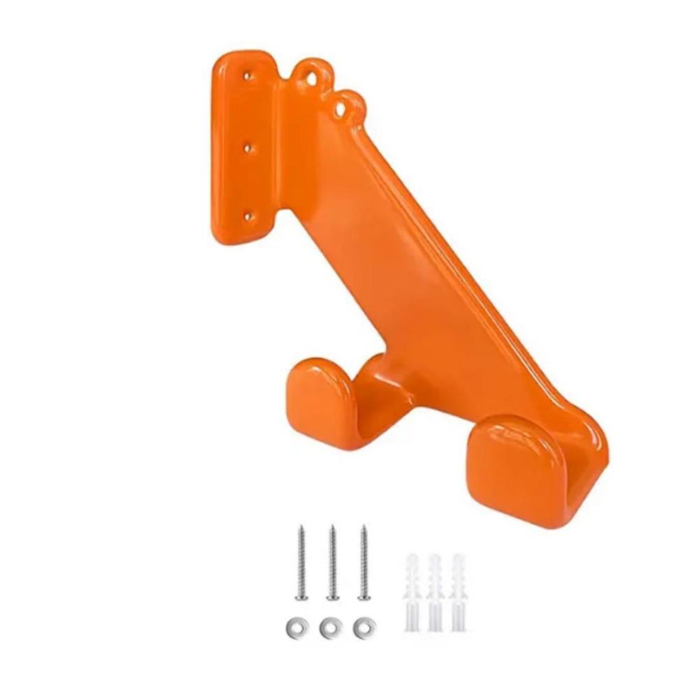 Heavy-Duty Chainsaw Holder Metal Chainsaw Hanger Premium Wall-Mounted Bracket Lawnmower Racks