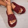 Fashion Summer Women's Platform Shoes Open Toe Flats Women's Platform Slippers Outdoor Plus Size Casual Slippers for Women 2024