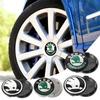 4 st 55 mm 65 mm bilfälgkapslar navkapslar fälgskydd för Skoda Octavia Rapid Kodiaq Karoq Fabia Kamiq Superb Derivativ