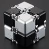 Edc German Cube Premium Aluminum Alloy Fidget Toy Pocket-Sized Infinity Flip Cube Gadget Stress Anxiety Relief For Adults Kids