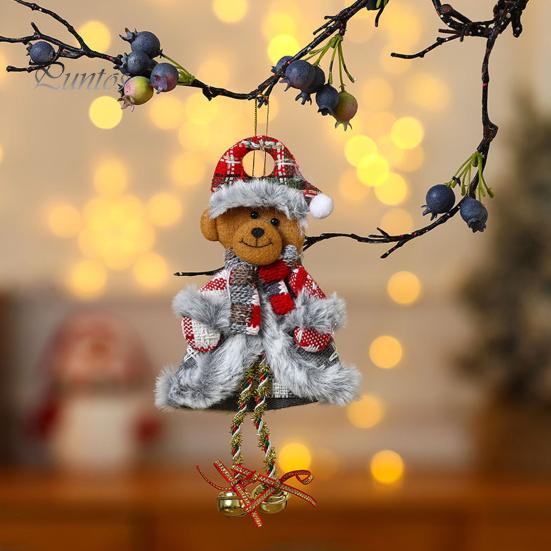 Christmas Pendant Fine Workmanship Christmas Tree Hanging Doll Ornament for Party Festive Home Decoration